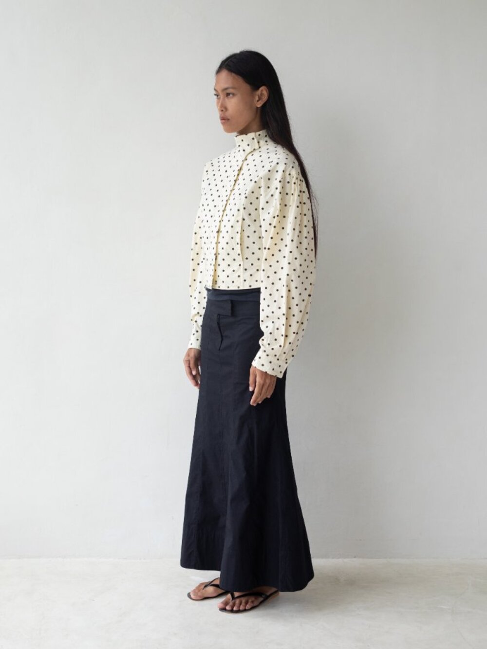 Belle The Label Globo Jacket White Polka S